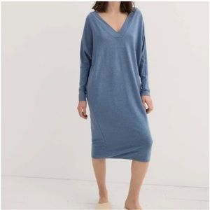 Hatch The Visitor Dress in Blue Melange One Size EUC